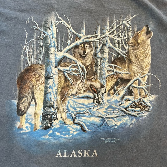 Wolf Alaska Vintage Tee - Picture 3 of 10